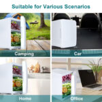 ⁦4L Mini Fridge - Portable Car Cooler & Skincare Refrigerator (2025 Upgraded Model)⁩ - الصورة ⁦6⁩