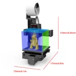 طابعة EasyThreed K10 ثلاثية الأبعاد – طابعة 3D مصغرة للمبتدئين والأطفال مع دعم خيوط PLA وTPU - Image 2