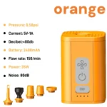 Mini Portable Air Pump，Rechargeable Battery Cordless Sup Mattress Pump,Wireless Electric Compressor Inflator Acuum Pvc Boat Pum - Image 12