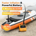 AIRBANK Pulse Pro Electric SUP Air Pump for Stand UP Paddle 20PSI Max 4500mAh - Image 3
