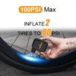 Mini Portable Bicycle Pump Rechargeable Electric Air Inflator 100PSI 5V Type-C Bike Accessories for Bike Schrader Presta Tires. - Image 5