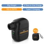 Mini Portable Bicycle Pump Rechargeable Electric Air Inflator 100PSI 5V Type-C Bike Accessories for Bike Schrader Presta Tires. - Image 7