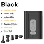 Mini Portable Air Pump，Rechargeable Battery Cordless Sup Mattress Pump,Wireless Electric Compressor Inflator Acuum Pvc Boat Pum - Image 13