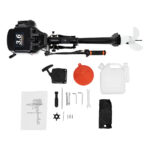 Hangkai 3.6HP 2-Stroke Outboard Motor – Portable Gas-Powered Boat Engine for Inflatable Boats, Dinghies & Fishing Boats - Image 7