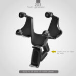 Car Phone Holder Rearview Mirror Phone Holder Mount Bracket Universal Fit - Image 6